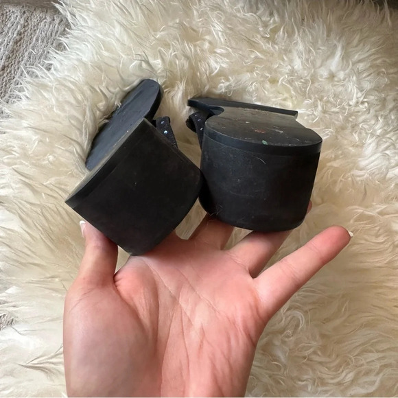 Y2K Sequin Butterfly Wedges - Picture 3 of 5